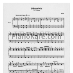 Ноты Rihanna - Disturbia (2)