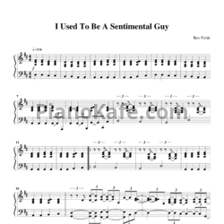 Ноты Ben Folds - Sentimental guy - предпросмотр