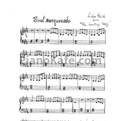 Ноты Linkin Park - Final masquerade - предпросмотр