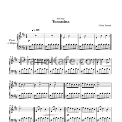 Ноты Chris Brown - Toccatina - предпросмотр