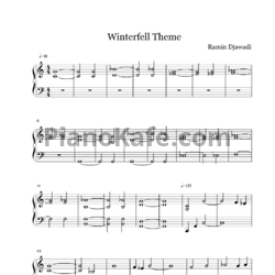 Ноты Ramin Djawadi - Winterfell theme - предпросмотр