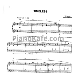 Ноты Jim Brickman - Timeless - предпросмотр