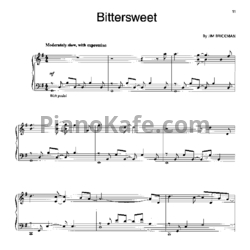Ноты Jim Brickman - Bittersweet - предпросмотр