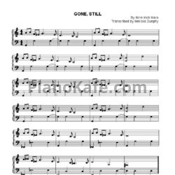 Ноты Nine Inch Nails - Gone, still - предпросмотр