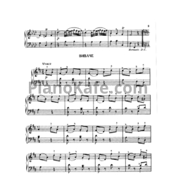 Ноты Йозеф Гайдн - Виваче - предпросмотр