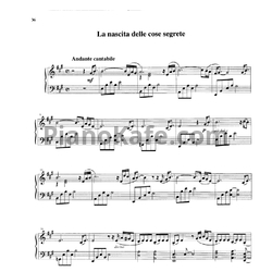 Ноты Ludovico Einaudi - La nascita delle cose segrete - предпросмотр