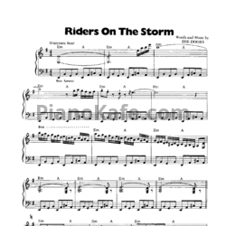 Ноты The Doors - Riders on the storm