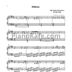 Ноты My Chemical Romance - Helena - предпросмотр