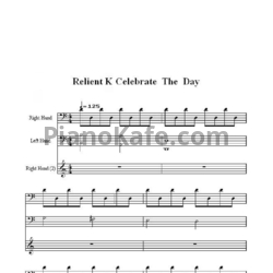 Ноты Relient K - I celebrate the day