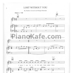 Ноты Delta Goodrem - Lost without you