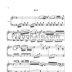 Ноты Владимир Полионный - Прелюдия и фуга №17 - предпросмотр