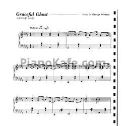 Ноты George Winston - Graceful ghost - предпросмотр