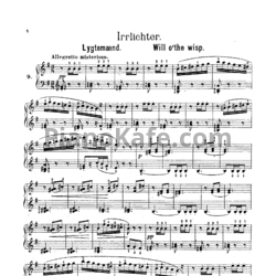 Ноты Людвиг Шитте - Irrlichter - предпросмотр