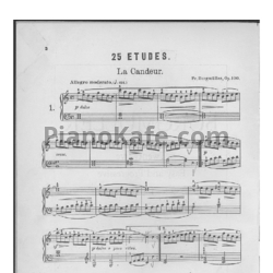 Ноты Фридрих Бургмюллер - 25 progressive studies (Op. 100)