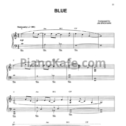 Ноты Jim Brickman - Blue - предпросмотр