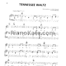 Ноты Patti Page - The Tennessee waltz (2)
