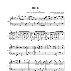 Ноты Hiroyuli Sawano - Blue