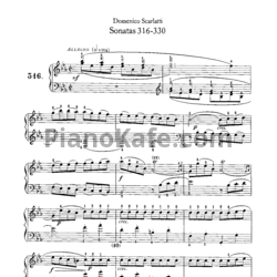 Ноты Д. Скарлатти - Сонаты L316-330 - предпросмотр