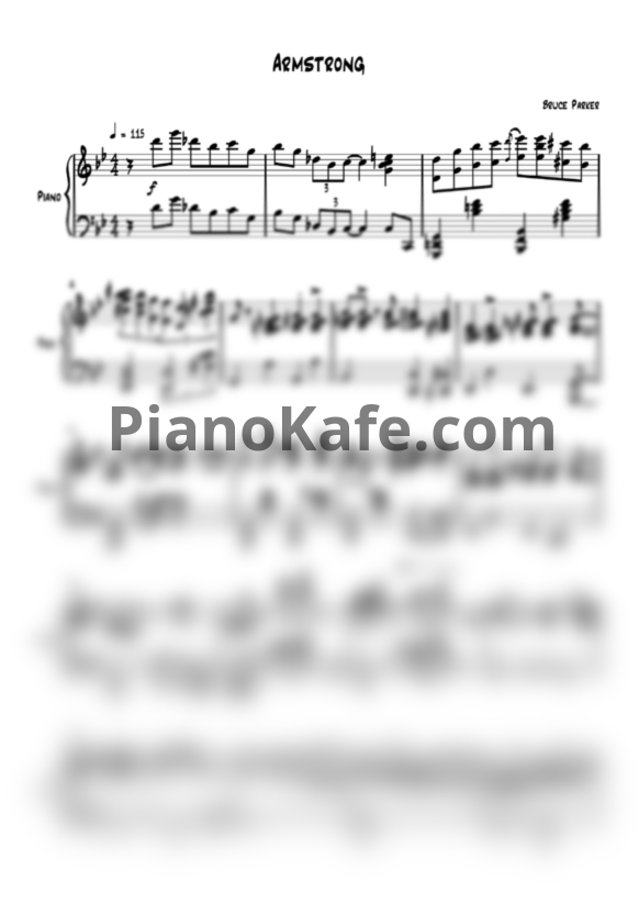 Ноты Bruce Parker - Armstrong - PianoKafe.com