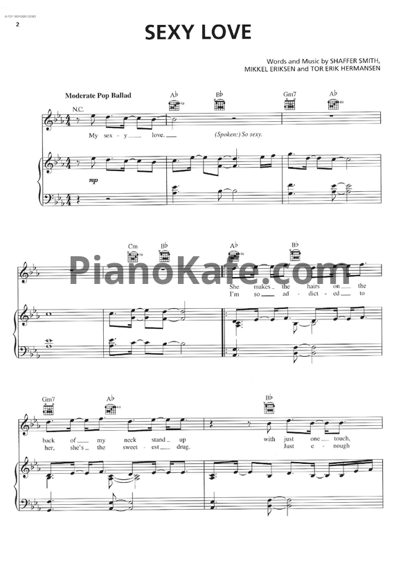 Ноты Ne-Yo - Sexy love - PianoKafe.com