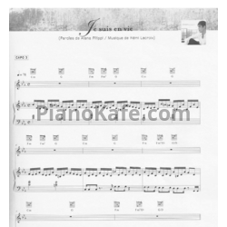 Ноты Gregory Lemarchal - Je suis en vie