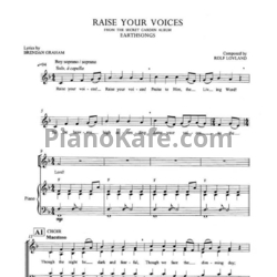 Ноты Secret Garden -  Raise your voices (для пианино и хора) - предпросмотр