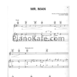 Ноты Alicia Keys - Mr. Man - предпросмотр