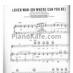 Ноты Billie Holiday - Lover man (Oh where can you be) - предпросмотр