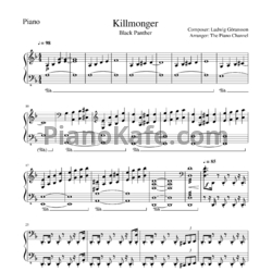 Ноты Ludwig Göransson - Killmonger