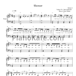 Ноты Becky G - Shower