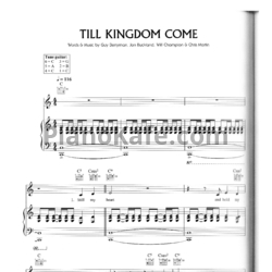 Ноты Coldplay - 'Til kingdom come - предпросмотр