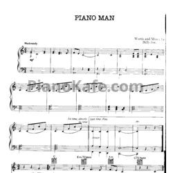 Ноты Billy Joel - How deep is your love - предпросмотр