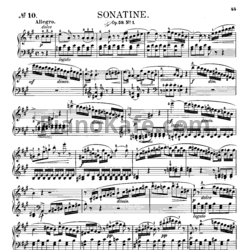 Ноты Ф. Кулау - Сонатина (Op. 59) - предпросмотр