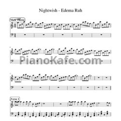 Ноты Nightwish - Edema ruh - предпросмотр