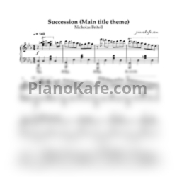 Ноты Nicholas Britell - Succession (Main title theme) - предпросмотр