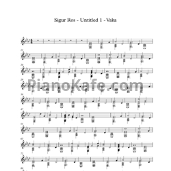 Ноты Sigur Ros - Vaka