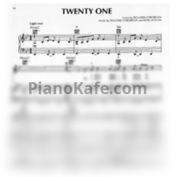 Ноты The Cranberries - Twenty one