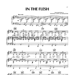 Ноты Blondie - In The Flesh - предпросмотр