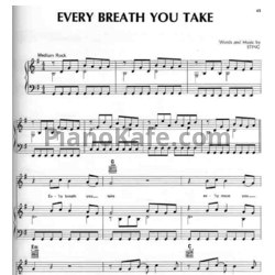 Ноты The Police - Every breath you take (2)
