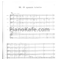 Ноты Франсис Пуленк - O Guam Tristis - предпросмотр