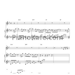 Ноты Yiruma - Nul Geu Ri Dah - предпросмотр