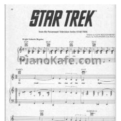Ноты Alexander Courage - Star trek theme music (Книга нот)