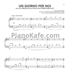 Ноты Josh Groban - Un giorno per noi - предпросмотр
