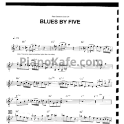 Ноты Red Garland - Blues by five (Piano solo) - предпросмотр