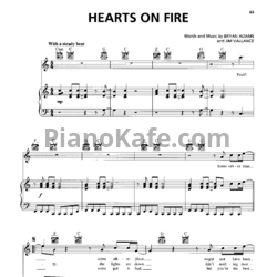 Ноты Bryan Adams - Hearts on Fire - предпросмотр