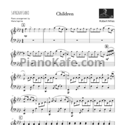 Ноты Robert Miles - Children (Piano Cover) - предпросмотр