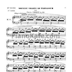 Ноты Карл Черни - Nouveau Gradus ad Parnassum, Op. 822 - предпросмотр