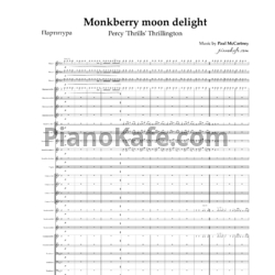 Ноты Percy 'Thrills' Thrillington - Monkberry moon delight (Партитура для биг-бенда) - предпросмотр