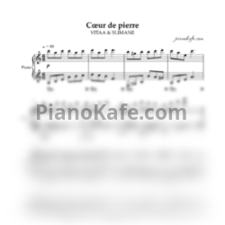 Ноты Coeur de Pirate - Slimane - предпросмотр