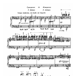 Ноты Родион Щедрин - Юмореска - предпросмотр